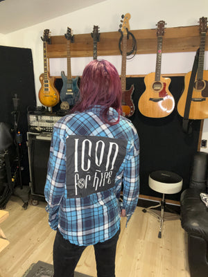 Custom IFH Flannel - SM Blue